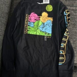 Kohl's Naruto Black Graphic Long Sleeve